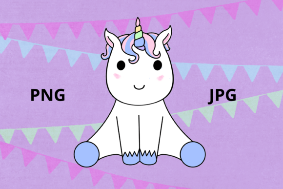 Download Cute Kawaii Unicorn - Premium Bundle