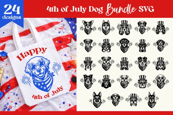 Download 4th of July Dog SVG Bundle - Premium Resources
