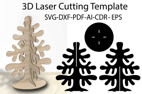 Download 3D Christmas Tree SVG Laser Cut Template - Premium Resources